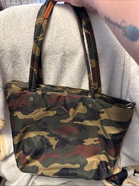 MZ Wallace Camo bag plus small zip bag